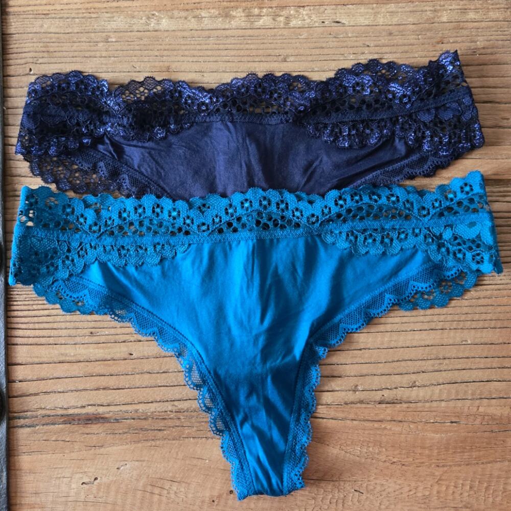 Victoria's Secret Body By Victoria Thong Bundle Sz S New